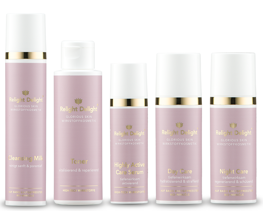 Glorious Skin - Gesichtspflege-Set - frei von Parfüm
