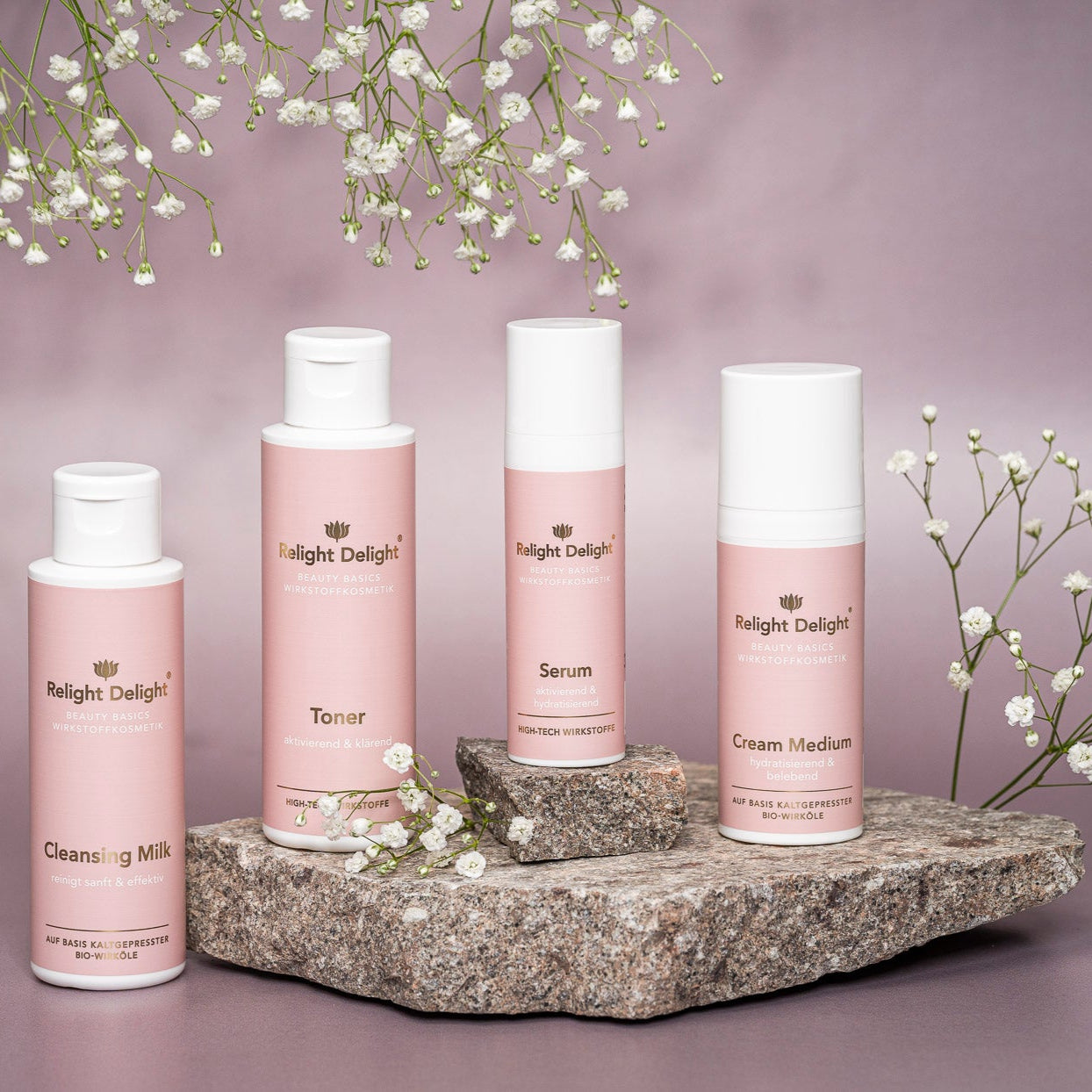 Beauty Basics - Gesichtspflege-Set medium - partiell frei von Parfüm