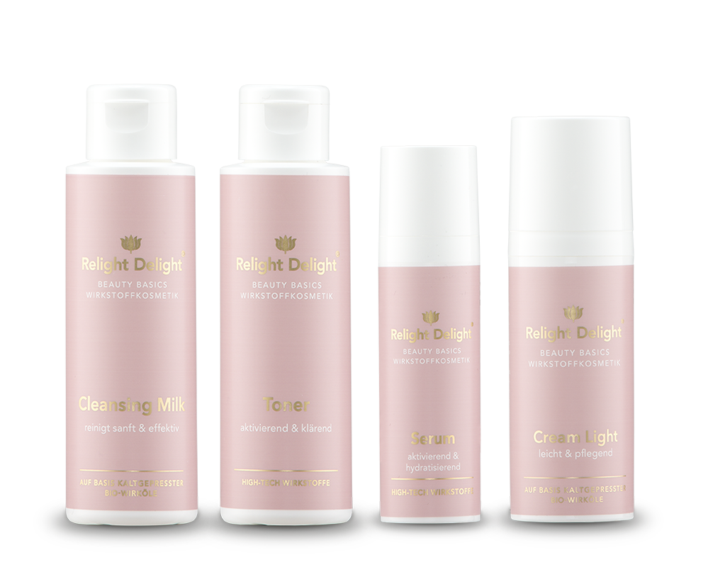 Beauty Basics - Gesichtspflege-Set light - partiell frei von Parfüm