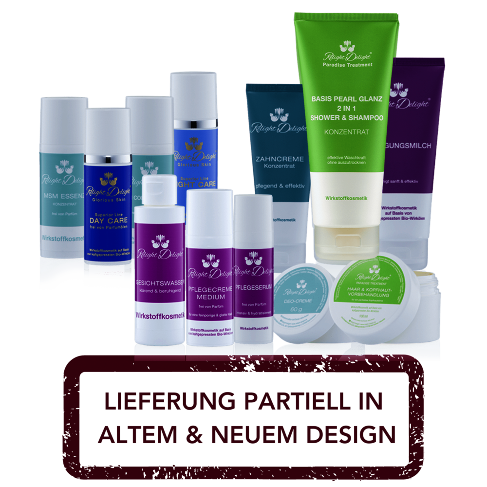 Pflegeset begleitend bei Rosacea